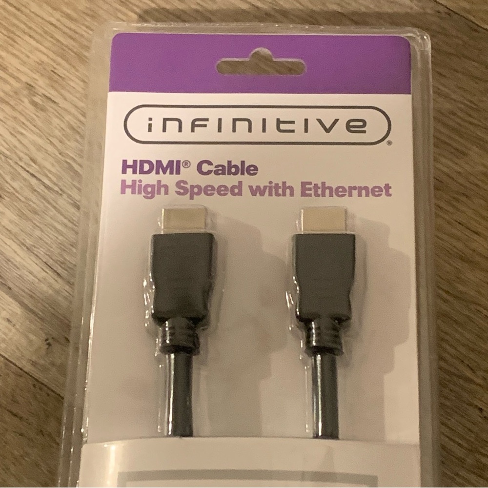 Infinitive HDMI Cable High Speed w/ Ethernet 12 Foot NIB NEW NWT
Smoke Free Home - Picture 3 of 10